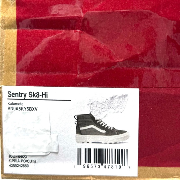 VANS Sentry Sk8-Hi WC Shoe Women Casual Sneakers Suede Canvas Khaki VN0A5KY5BXV - Picture 6 of 7